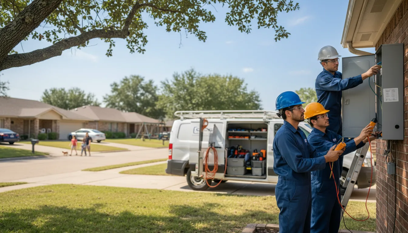 Certified electrician providing emergency electrical services in Maury City, TN